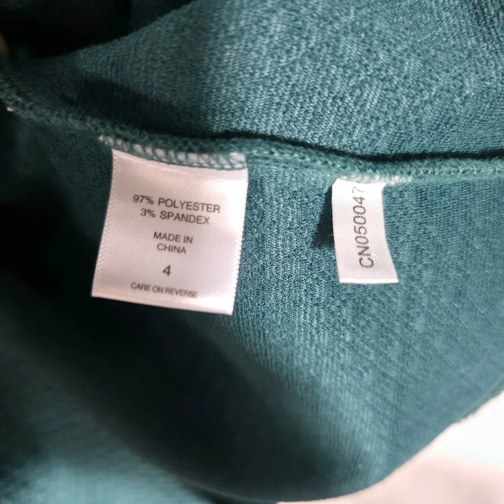 J. Crew Pencil Skirt Women 10 Teal Green Excellent Textured Diamond Back Vent
